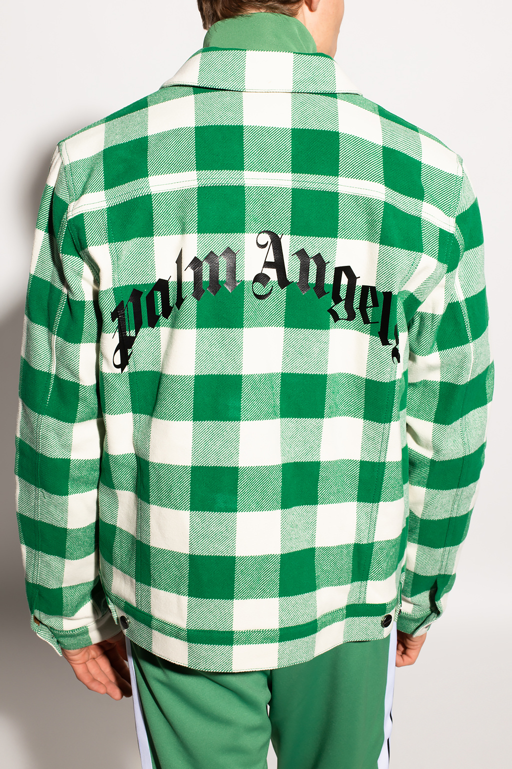 Palm angels flannel discount hoodie